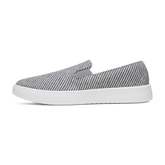 Women's Canvas Cruiser Slip On - Deep Navy Stripes (Blizzard Sole)