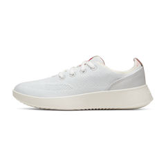Women's Tree Runner Go - Blizzard/Vivid Red (Natural White Sole)