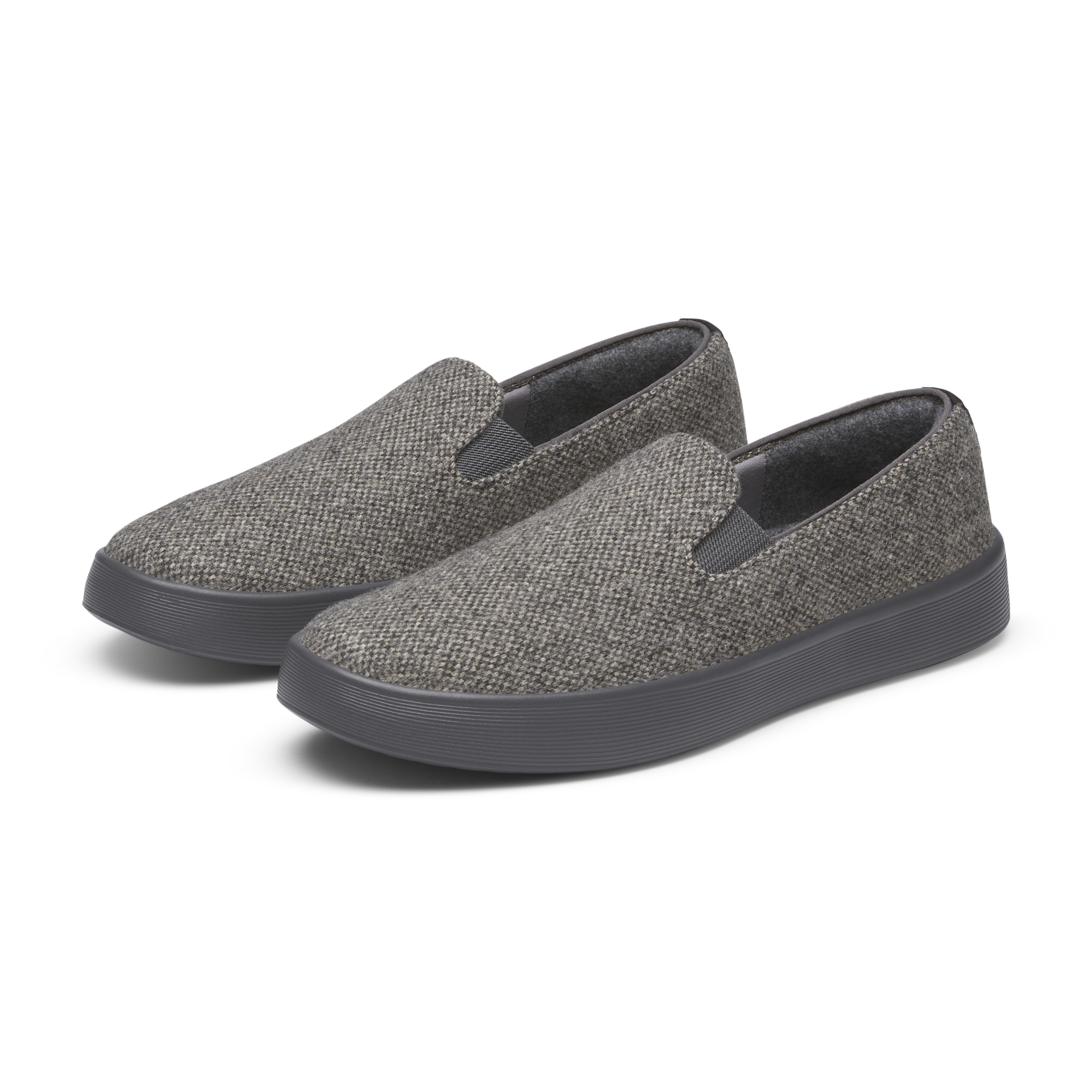 Men's Cruiser Slip On Tweed - Dark Grey (Stormy Grey Sole)