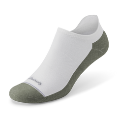 Anytime Ankle Sock - Blizzard/Thunder Green