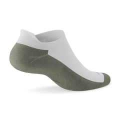 Anytime Ankle Sock - Blizzard/Thunder Green