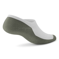 Anytime No Show Sock - Blizzard/Thunder Green