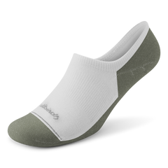 Anytime No Show Sock - Blizzard/Thunder Green