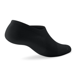 Anytime No Show Heel Grip Sock - Natural Black