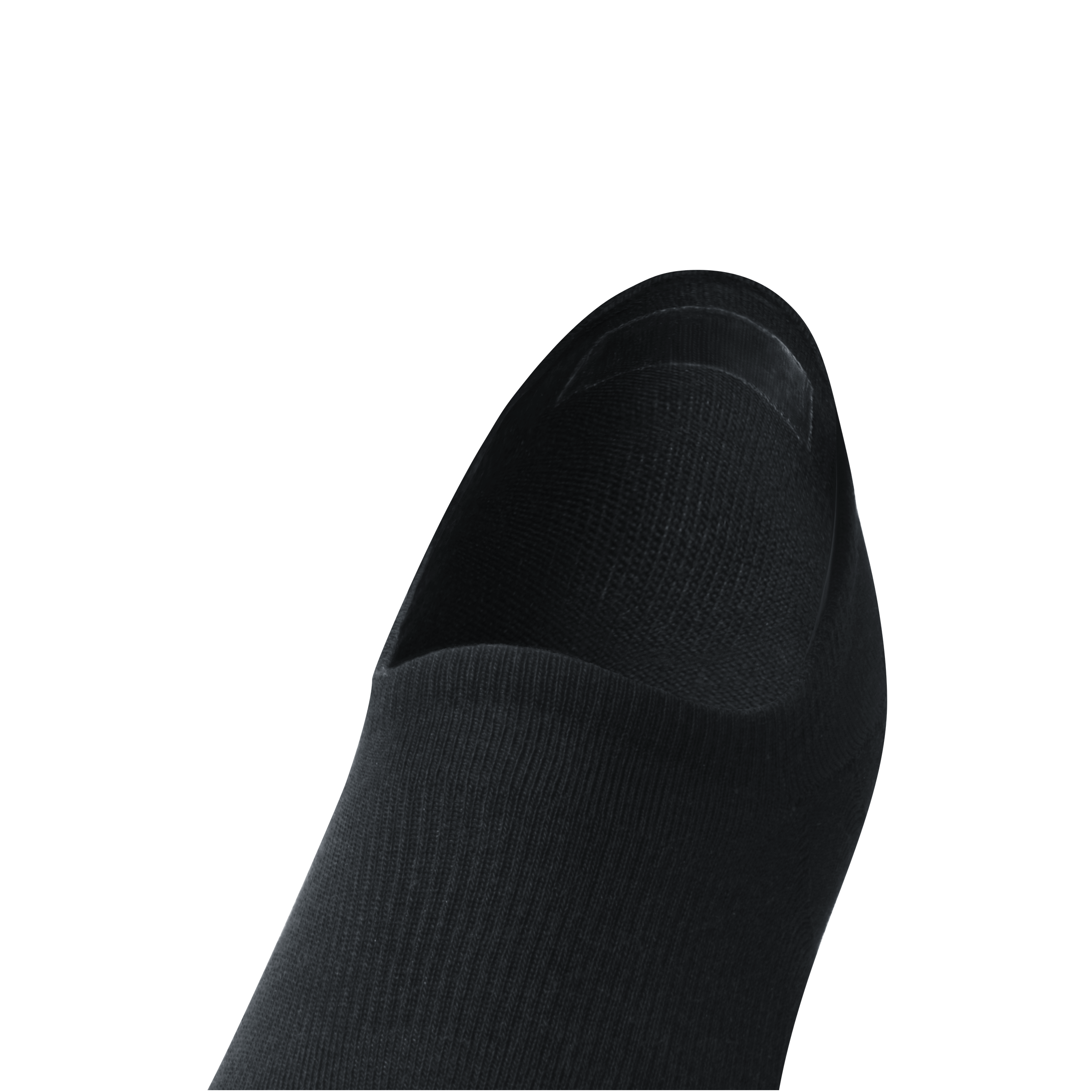 Anytime No Show Heel Grip Sock - Natural Black