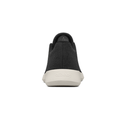 Women's Wool Runner - True Black (Cream Sole)