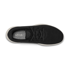 Men's Wool Runner - True Black (Cream Sole)